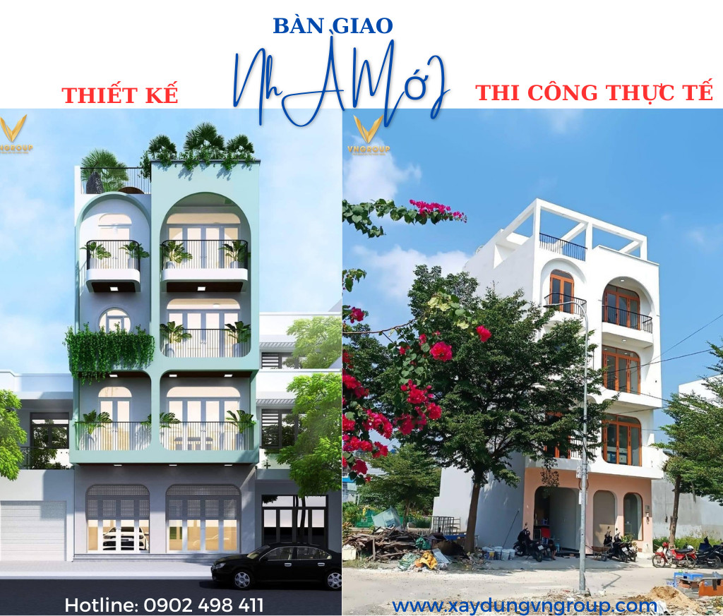 Bàn giao nhà phố thiết kế mặt tiền thoáng đạt 6.5X20 xây trọn gói tại TP Thủ Đức