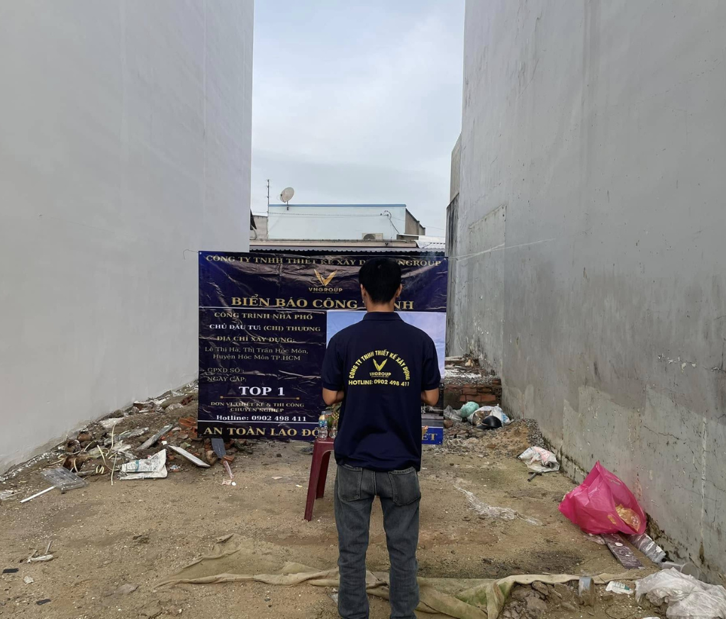 Lễ Khởi Công xây dựng Nhà Phố Hiện Đại cùng gia đình Chị Mrs. Thương ngụ tại Hóc Môn