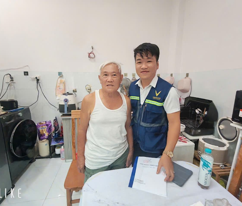 Ký kết Hợp Đồng xây dựng cùng gia đình chú Hy toạ lạc Q12, quy mô 1 Trệt 1 lầu + Sân thượng